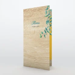 Menu De Mariage^Planet cards Eucalyptus Et Bois