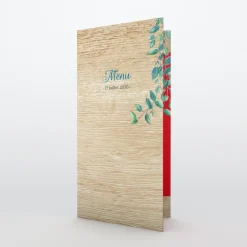 Menu De Mariage^Planet cards Eucalyptus Et Bois