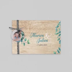 Faire-part Mariage Champêtre | Gamme Complète^Planet cards Eucalyptus Et Bois