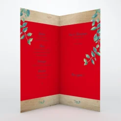 Menu De Mariage^Planet cards Eucalyptus Et Bois