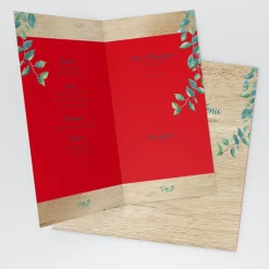 Menu De Mariage^Planet cards Eucalyptus Et Bois