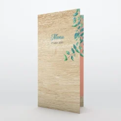 Menu De Mariage^Planet cards Eucalyptus Et Bois