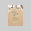 Save The Date^Planet cards Eucalyptus et Hortensia