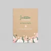 Carte D'invitation Mariage^Planet cards Eucalyptus et Hortensia