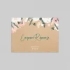 Coupon-réponse Mariage^Planet cards Eucalyptus et Hortensia