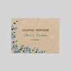 Coupon-réponse Mariage^Planet cards Eucalyptus Kraft