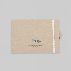 Faire-part Mariage Champêtre | Gamme Complète^Planet cards Eucalyptus Kraft