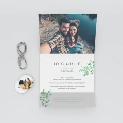 Faire-part Mariage Original | Faire-part Mariage Champêtre^Planet cards Eucalyptus sur Kraft