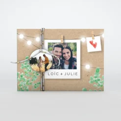 Faire-part Mariage Original | Faire-part Mariage Champêtre^Planet cards Eucalyptus sur Kraft