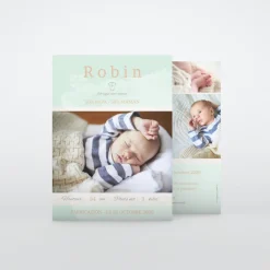 Faire-part Naissance Original^Planet cards Fabriqué avec Amour