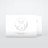 Faire-part Baptême Civil^Planet cards Feuillage Délicat