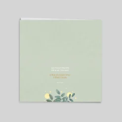 Faire-part Mariage Champêtre^Planet cards Feuillage et Fruits