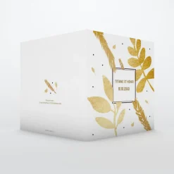 Carte Invitation Noces D'or | Carte Invitation Noces D'or^Planet cards Feuilles Dorées