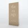 Menu De Mariage^Planet cards Feuilles sur Kraft