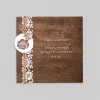Faire-part Mariage Champêtre^Planet cards Ficelle fleurie