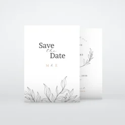 Save The Date^Planet cards Finesse & Tampon Végétal