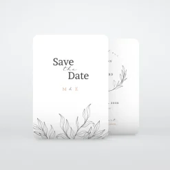 Save The Date^Planet cards Finesse & Tampon Végétal