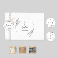 Faire-part Mariage Champêtre | Gamme Complète^Planet cards Finesse & Tampon Végétal
