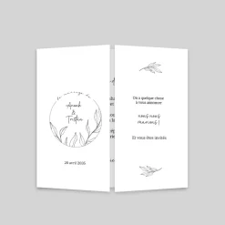 Faire-part Mariage Champêtre | Gamme Complète^Planet cards Finesse & Tampon Végétal