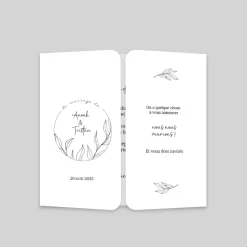 Faire-part Mariage Champêtre | Gamme Complète^Planet cards Finesse & Tampon Végétal