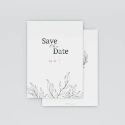 Save The Date^Planet cards Finesse & Tampon Végétal