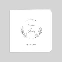 Faire-part Mariage Champêtre | Gamme Complète^Planet cards Finesse & Tampon Végétal