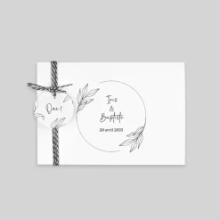 Faire-part Mariage Champêtre | Gamme Complète^Planet cards Finesse & Tampon Végétal