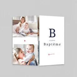 Faire-part Baptême Civil^Planet cards Flèche Symbolique
