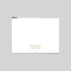 Carte De Vœux Famille^Planet cards Fleur Minimale