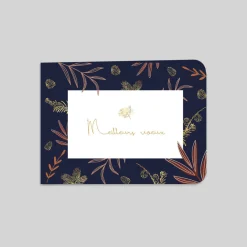 Carte De Vœux Entreprise Nature^Planet cards Fleurs d'Hiver