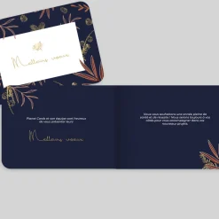 Carte De Vœux Entreprise Nature^Planet cards Fleurs d'Hiver