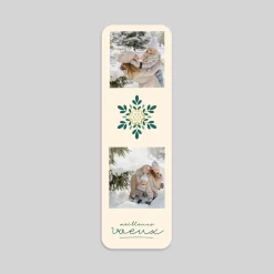 Carte De Vœux Nature^Planet cards Flocon Végétal Photo