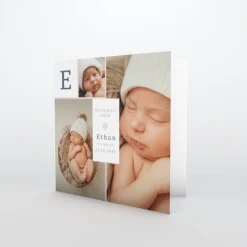 Faire-part Naissance Garçon^Planet cards Flocons De Neige