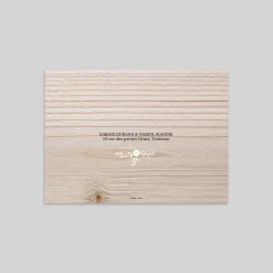 Faire-part Mariage Champêtre | Gamme Complète^Planet cards Floral sur bois tendre