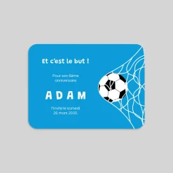 Carte Invitation Anniversaire Enfant Garçon^Planet cards Foot