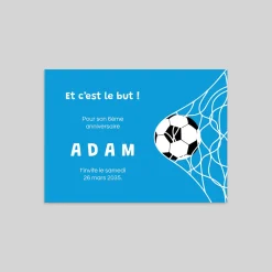 Carte Invitation Anniversaire Enfant Garçon^Planet cards Foot