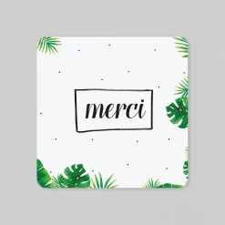 Carte Remerciement Baptême Photo^Planet cards Forêt tropicale