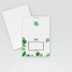 Marque-place Baptême^Planet cards Forêt tropicale