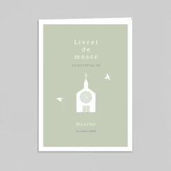 Livret De Baptême^Planet cards Église Et Douces Colombes