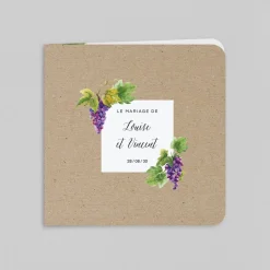 Faire-part Mariage Champêtre^Planet cards Grappes de Raisins