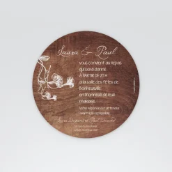 Carte D'invitation Mariage^Planet cards Gravures et bois