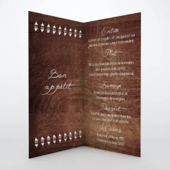 Menu De Mariage^Planet cards Gravures et bois