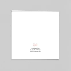 Faire-part Naissance Fille^Planet cards Habits de Naissance