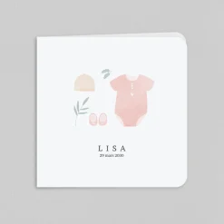 Faire-part Naissance Fille^Planet cards Habits de Naissance
