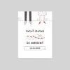 Faire-part Mariage Chic | Gamme Complète^Planet cards Illustration Papa et Maman