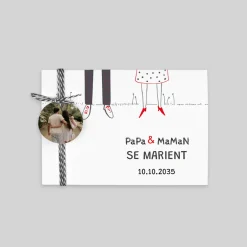 Gamme Complète^Planet cards Illustration "Papa Maman"