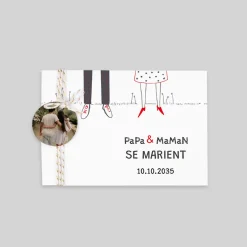 Gamme Complète^Planet cards Illustration "Papa Maman"