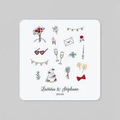 Créations En Collaboration | Faire-part Mariage Original^Planet cards Illustrations et Guinguette
