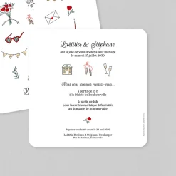 Créations En Collaboration | Faire-part Mariage Original^Planet cards Illustrations et Guinguette