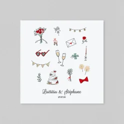 Créations En Collaboration | Faire-part Mariage Original^Planet cards Illustrations et Guinguette